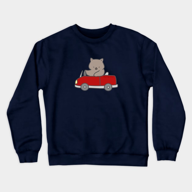 Wombat Mobile Crewneck Sweatshirt by greys